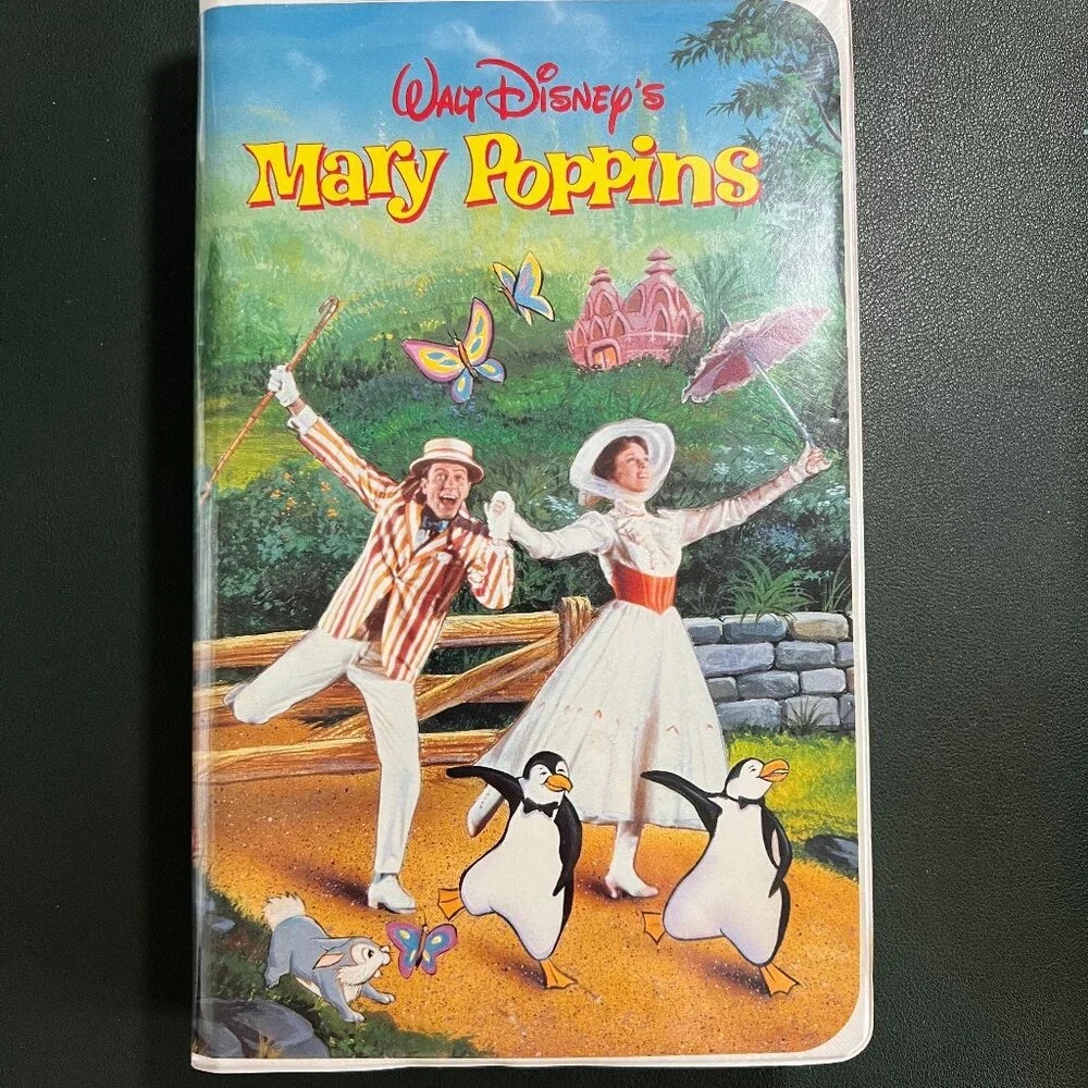 Disney’s Mary Poppins VHS – Vintage Julie Andrews Classic THX Certified Edition